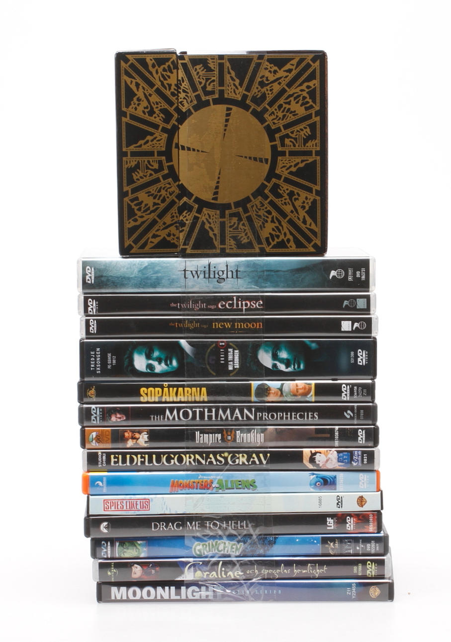 PARTI DVD FILMER, 15 delar.