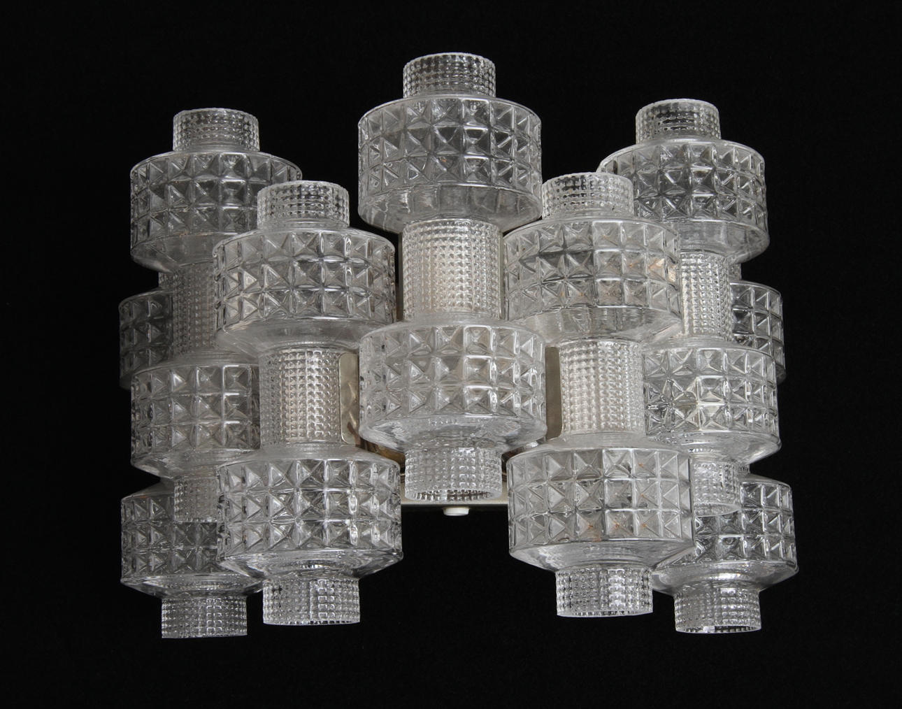 VÄGGLAMPETT, Carl Fagerlund, Orrefors, 1900-tal.