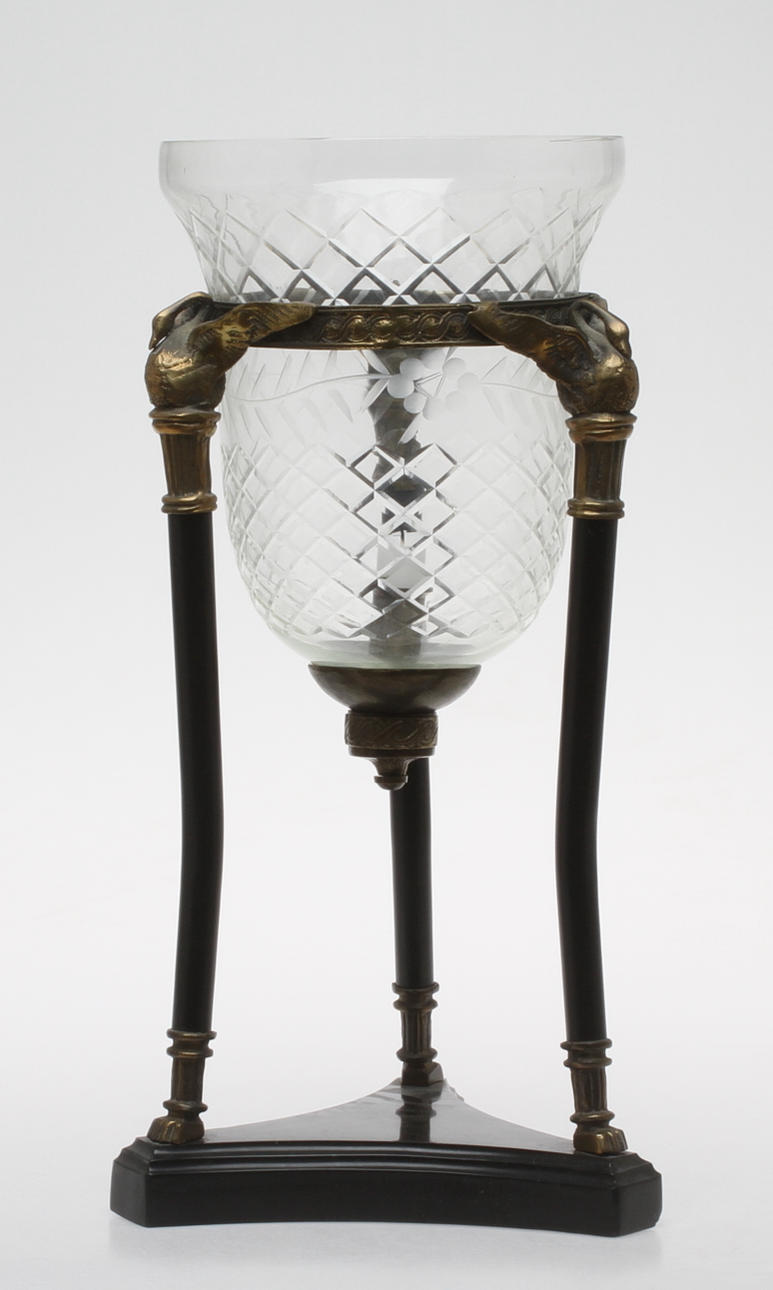 LJUSLYKTA, metall, sten och glas, empirestil, 1900-tal.