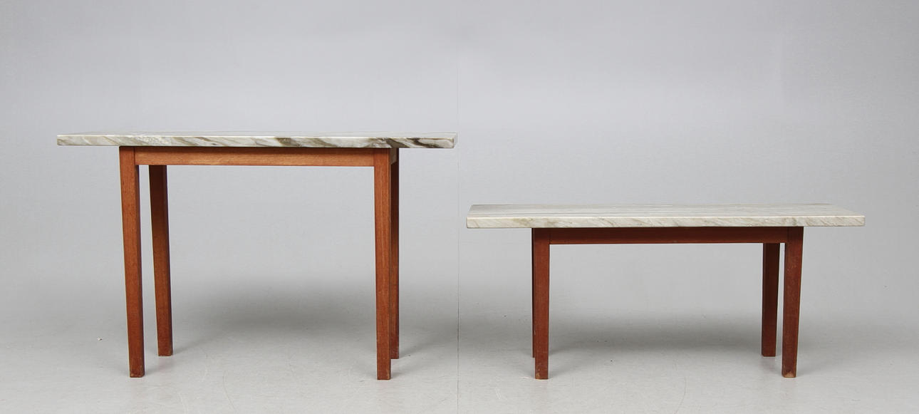 BORD MED STENSKIVA, 2 st, 1900-talets andra hälft.