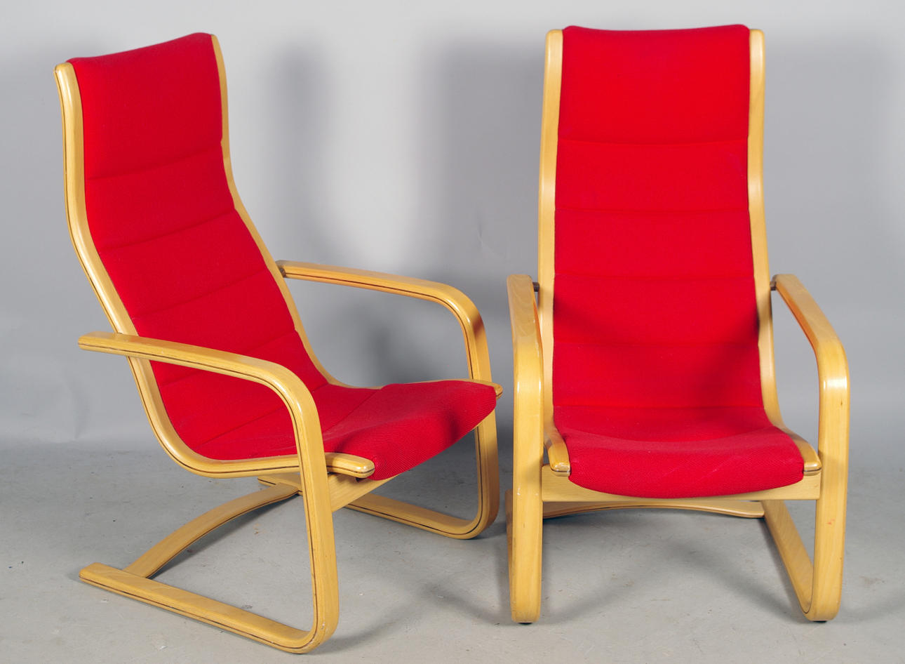 FÅTÖLJER, 1 par, "Lamello", Yngve Ekström, Swedese.