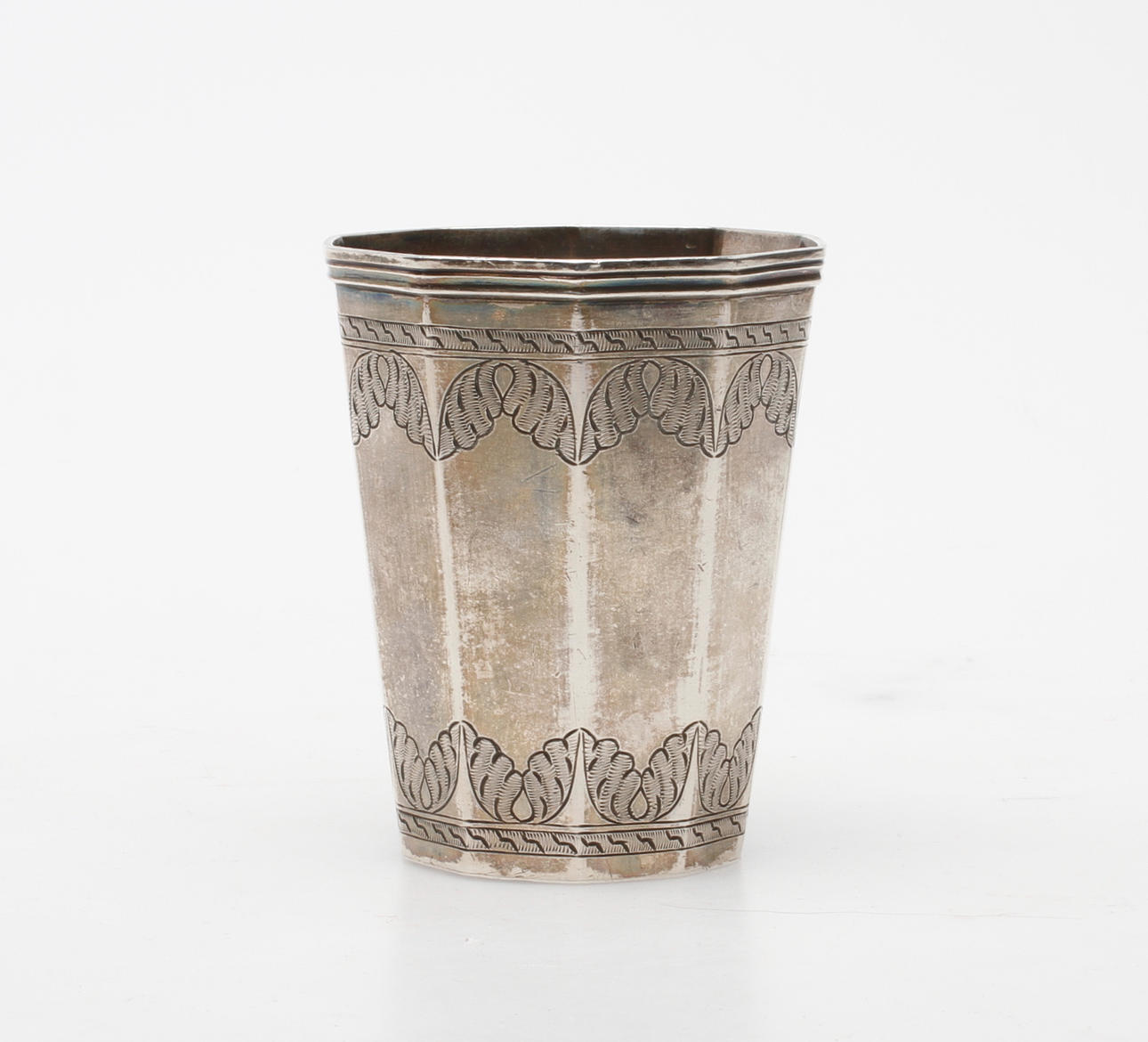 BÄGARE, silver, orientalisk, 1800-1900-tal, vikt ca 170 gram.