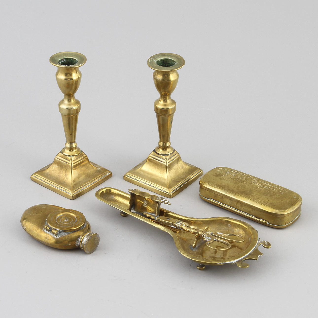 PARTI MÄSSING, 5 delar, 1800-tal.