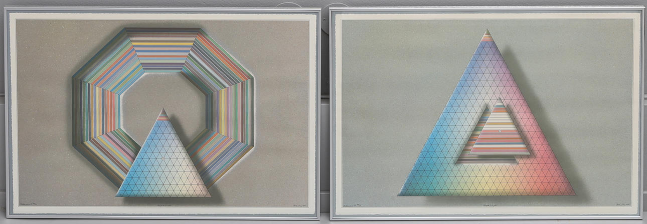 BECK OCH JUNG. PLOT DE TINTA DE COMPUTADORA, DOS PIEZAS.