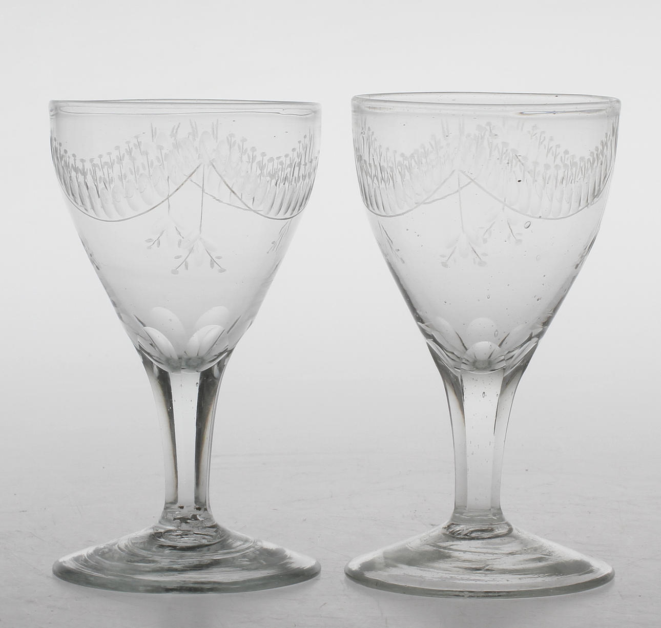 VINGLAS, 6 st, trol. 1800-tal.