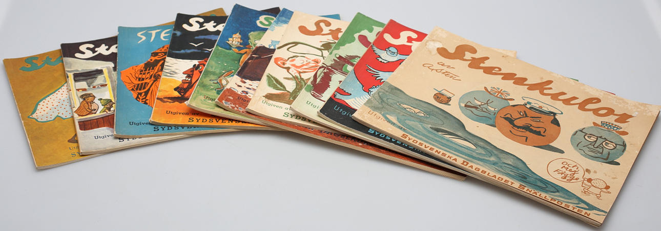 STENGUBBAR, 10 delar, Anders Sten och Figge, Sydsvenska Dagbladet Snällposten.