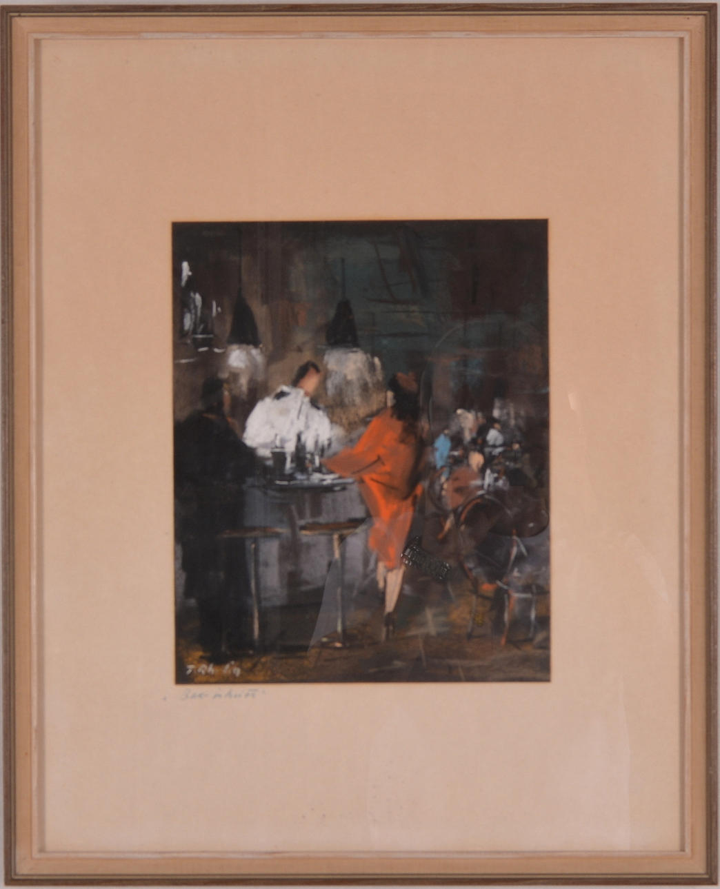 TEDDE RHODIN. Pastell.