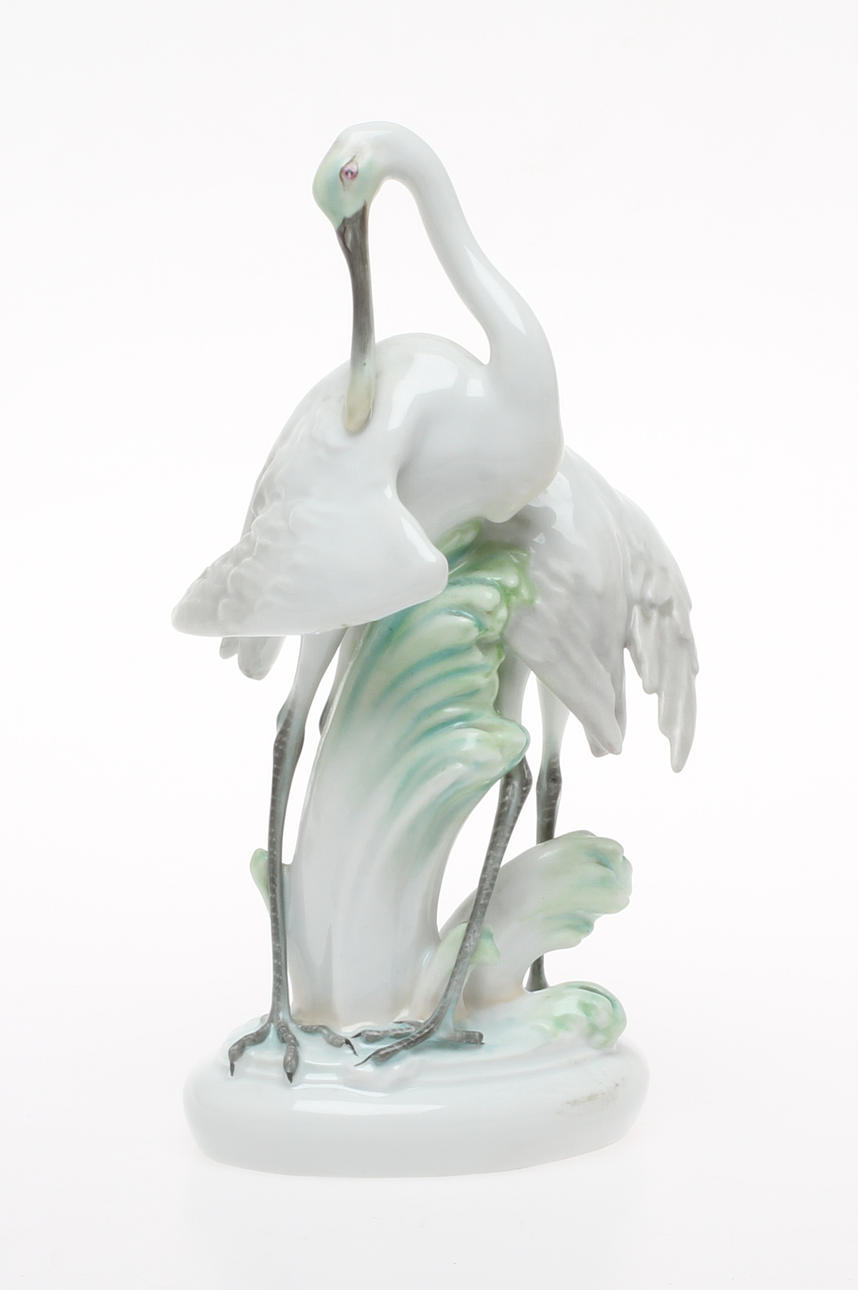 FIGURIN, porslin, Tranor, Herend, Ungern, 1900-tal.