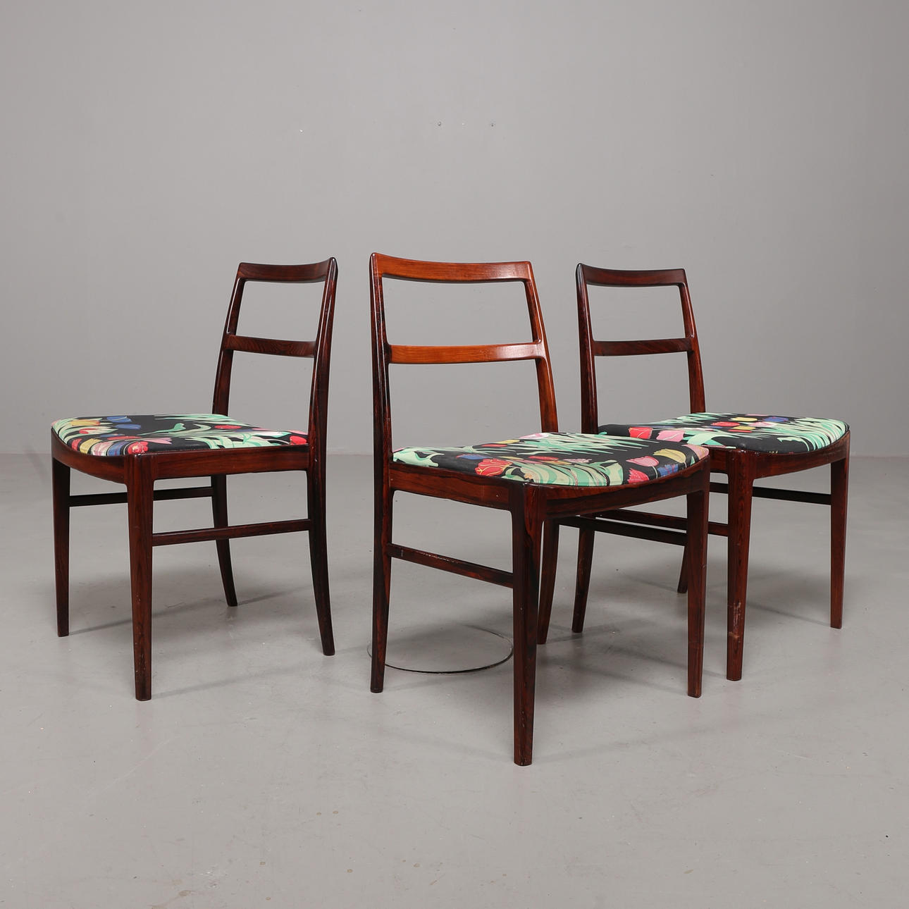 CHAIRS, 3 pieces model 430, Arne Vodder, 1960s, Denmark.