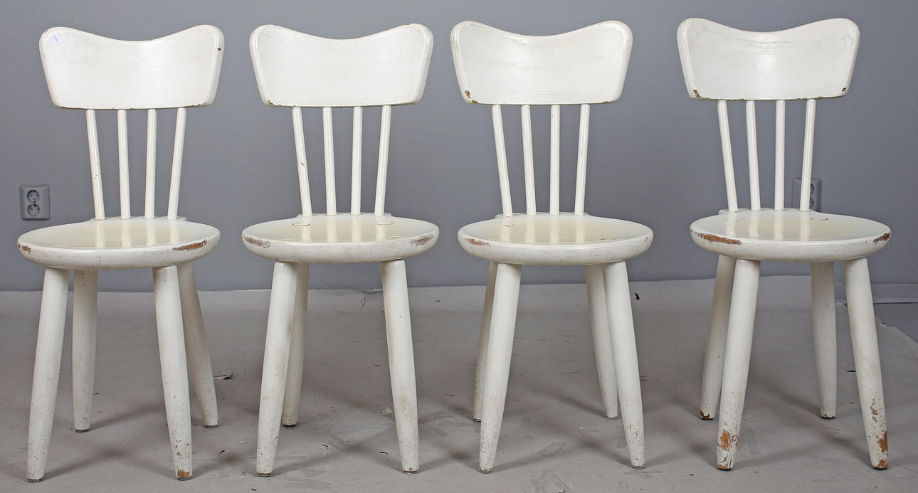 STOLAR, 4 st, brickmärkta Meeths, 1900-tal.