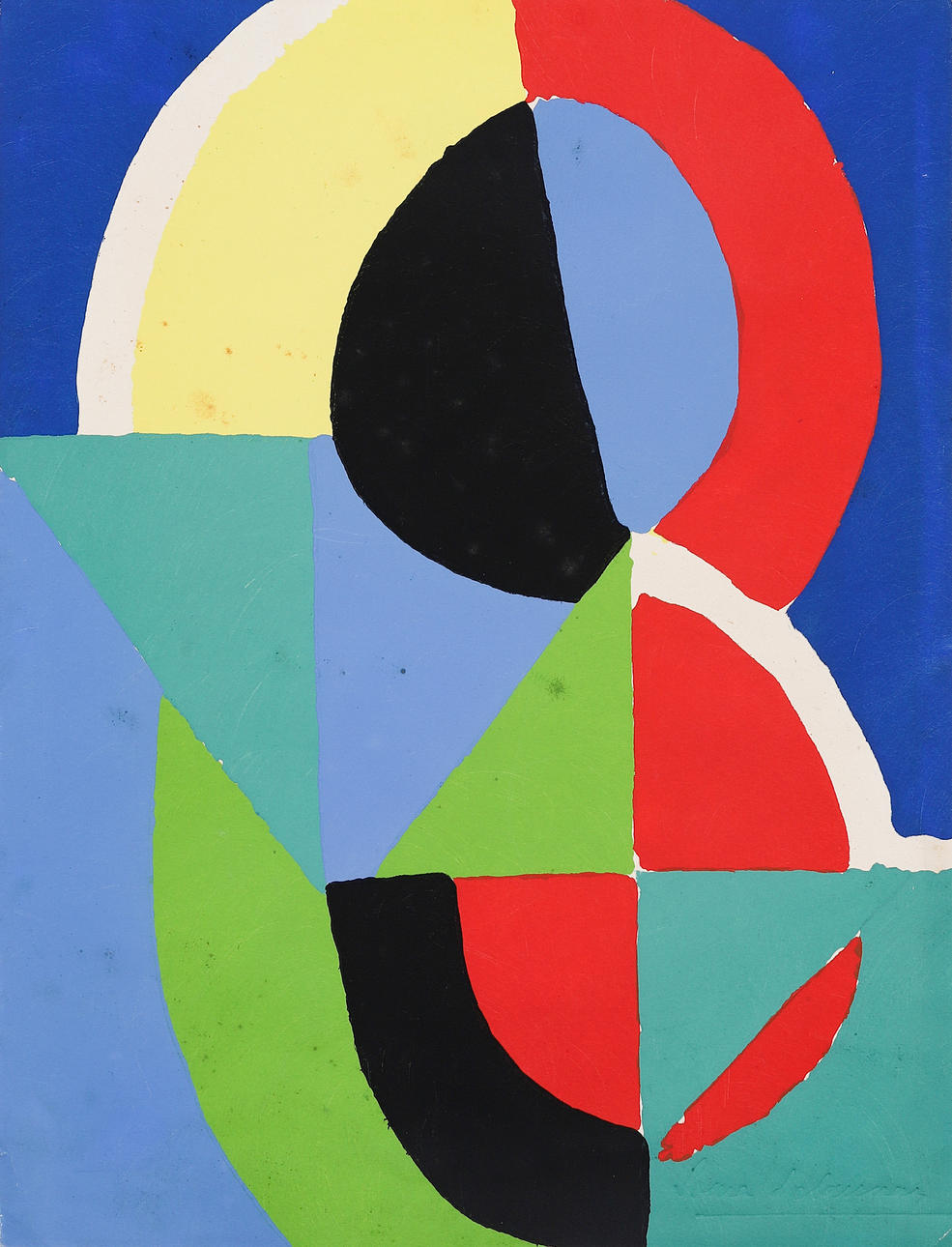 SONIA DELAUNAY (1885-1979). Sin título.