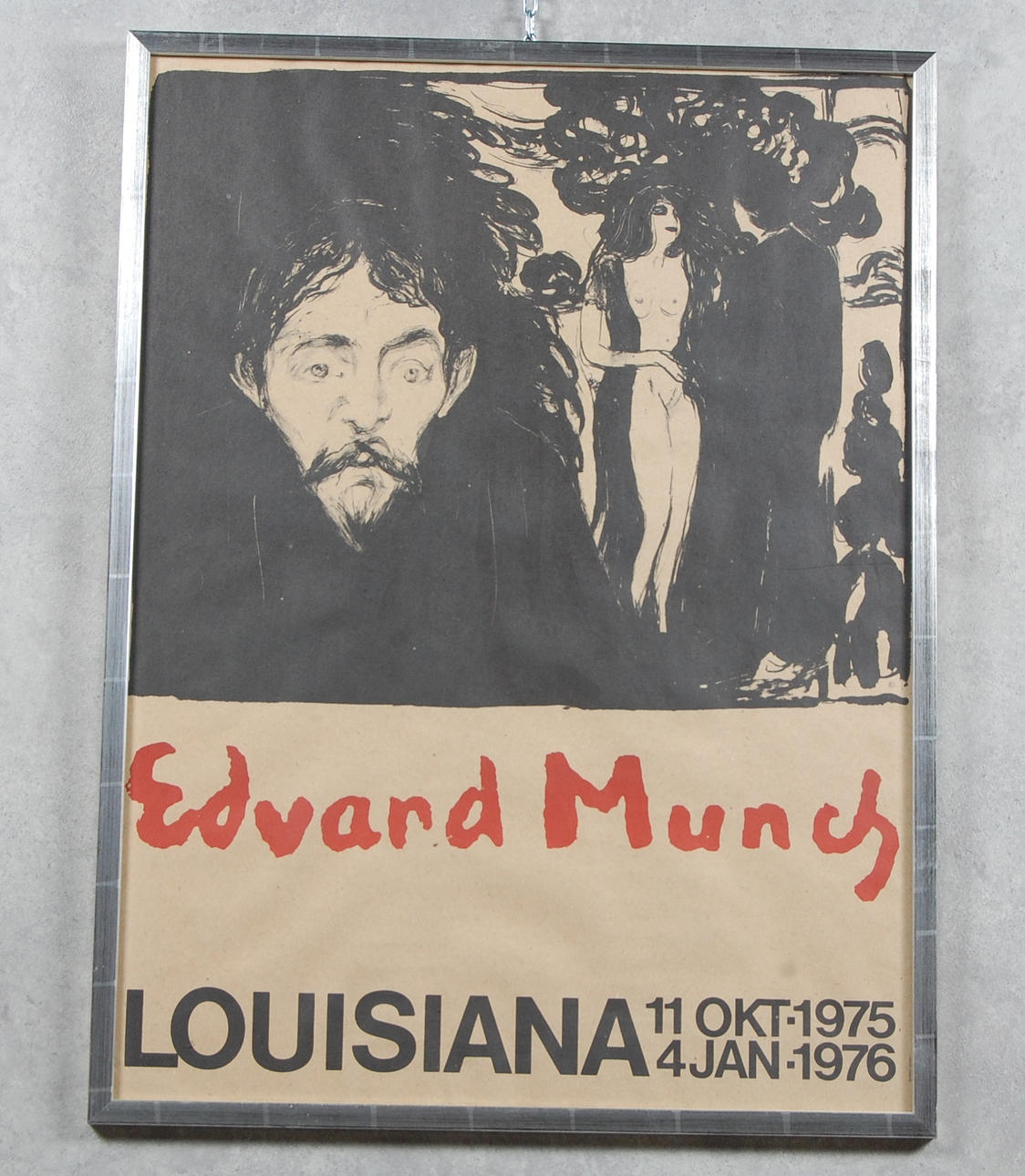 UTSTÄLLNINGSPLANSCH, Edward Munch, 1975-76.