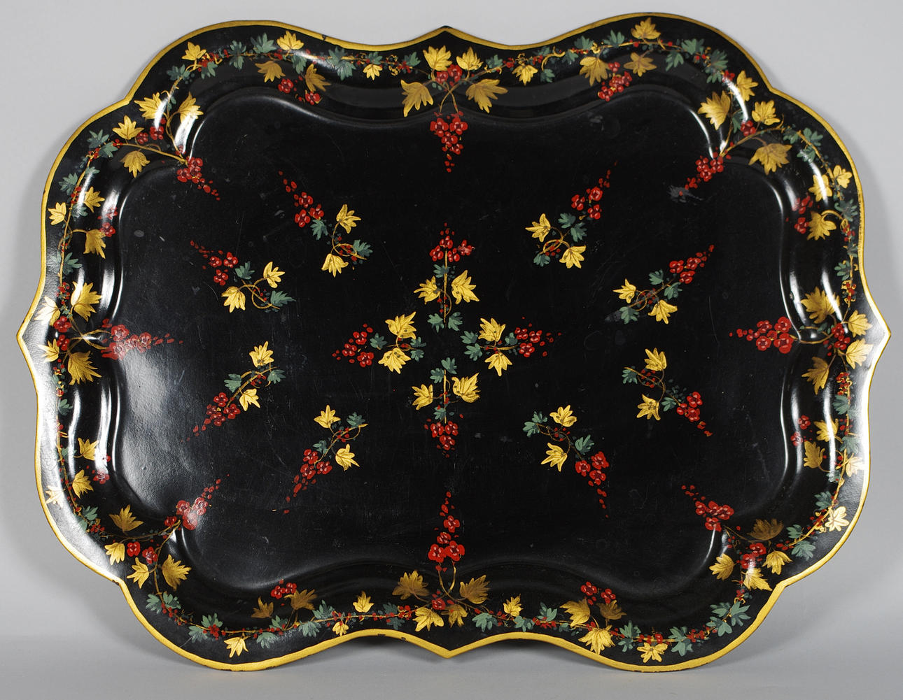 PLÅTBRICKA, rokokostil, 1900-talets första hälft.