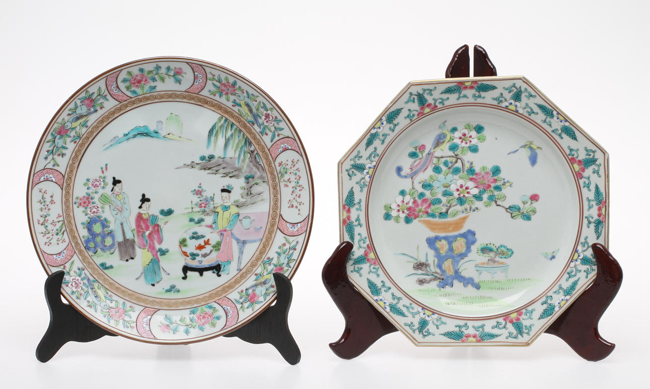 FAT, 2 st, porslin, Kina.