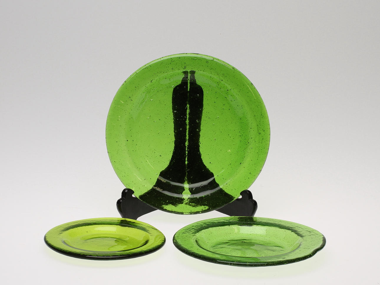 TALLRIKAR, 23 delar, glas, Erik Höglund.