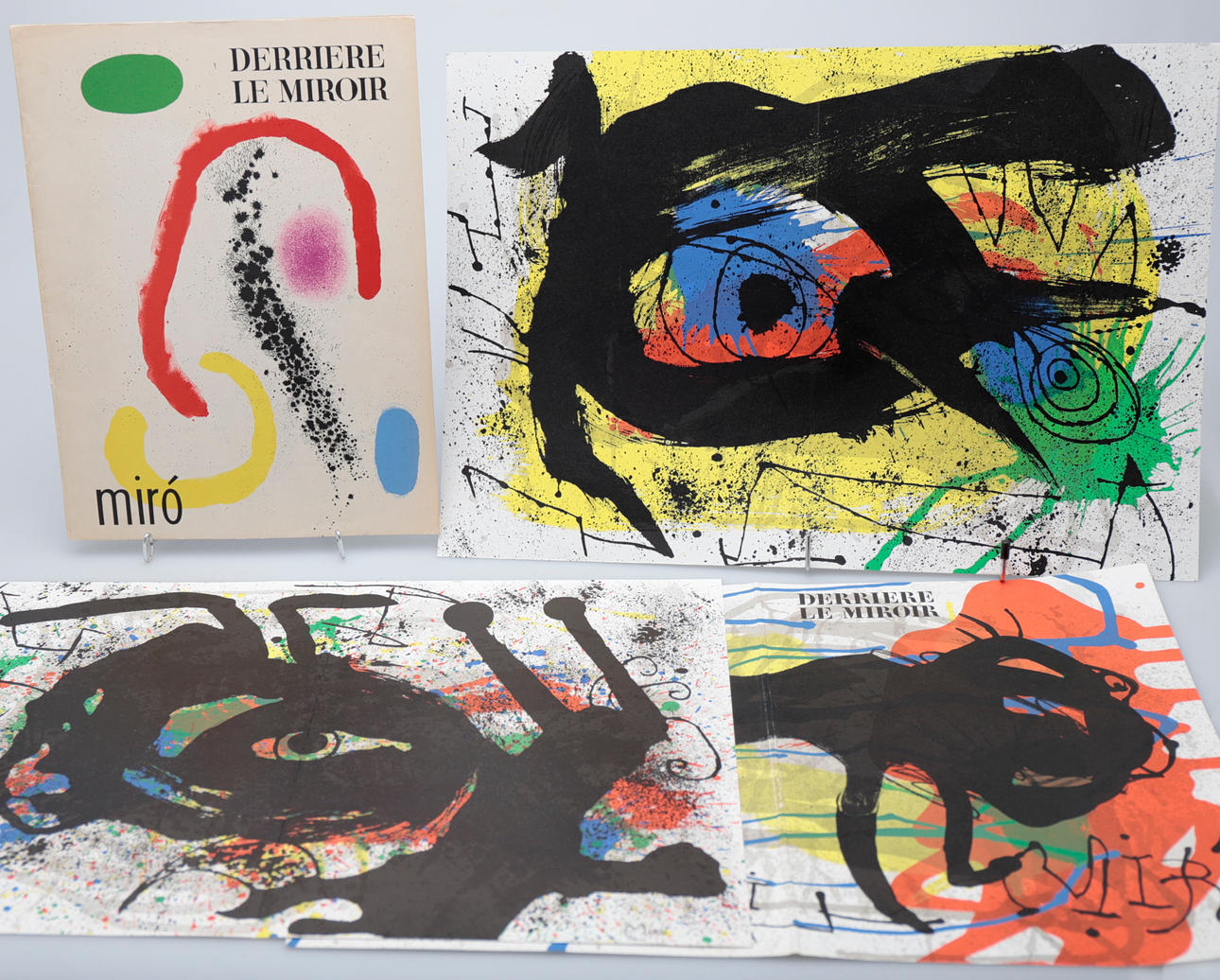 JOAN MIRÓ. "Derrière le miroir".