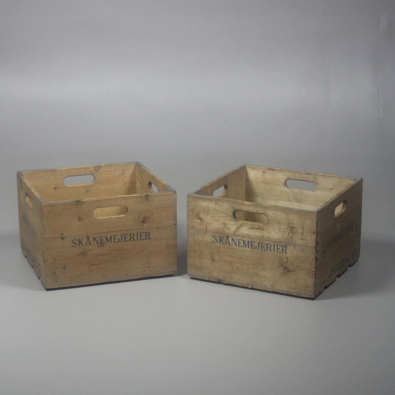 TRÄLÅDOR 2 st skåne mejerier.