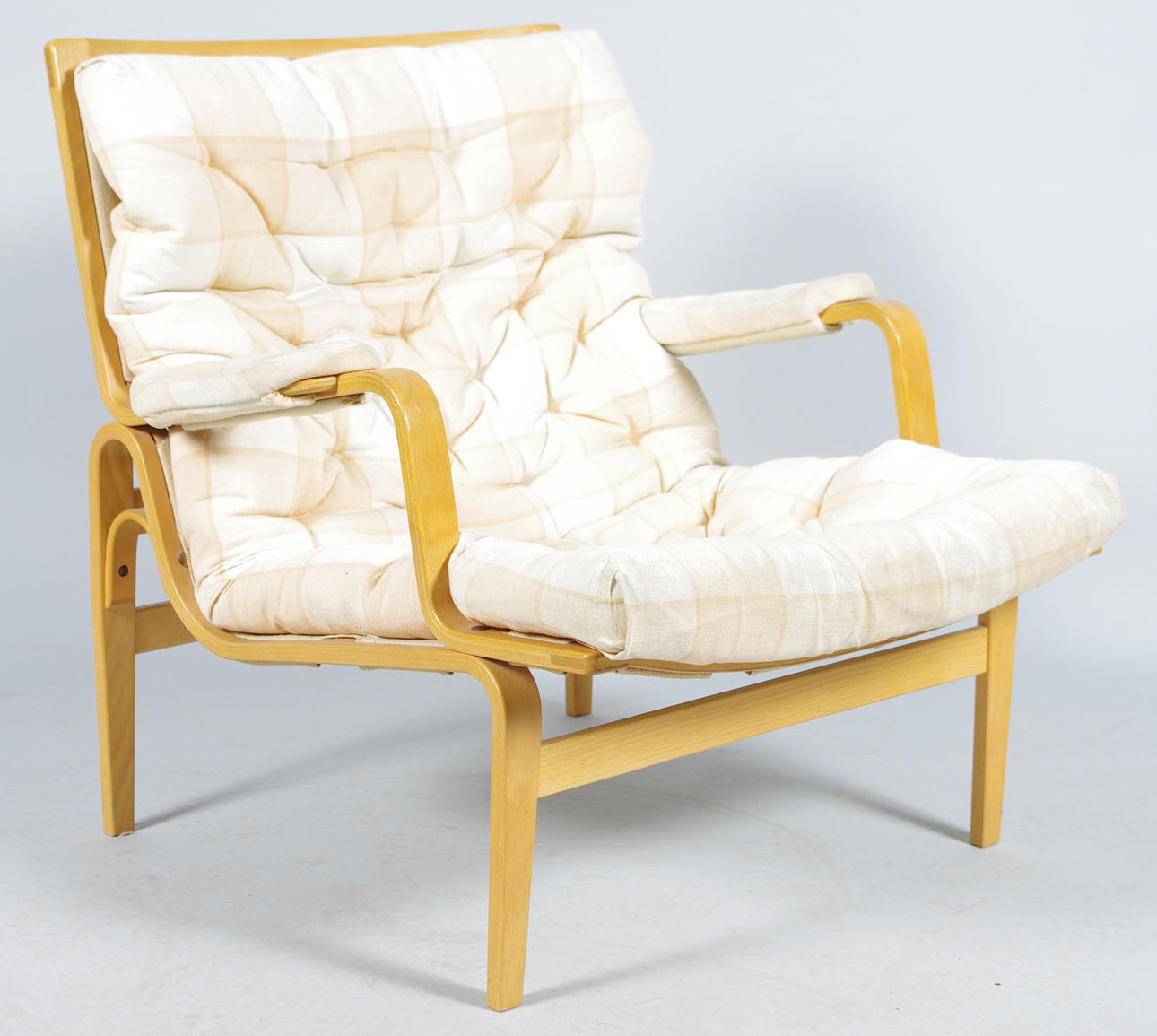 FÅTÖLJ, "Ingrid", design Bruno Mathsson för Dux.