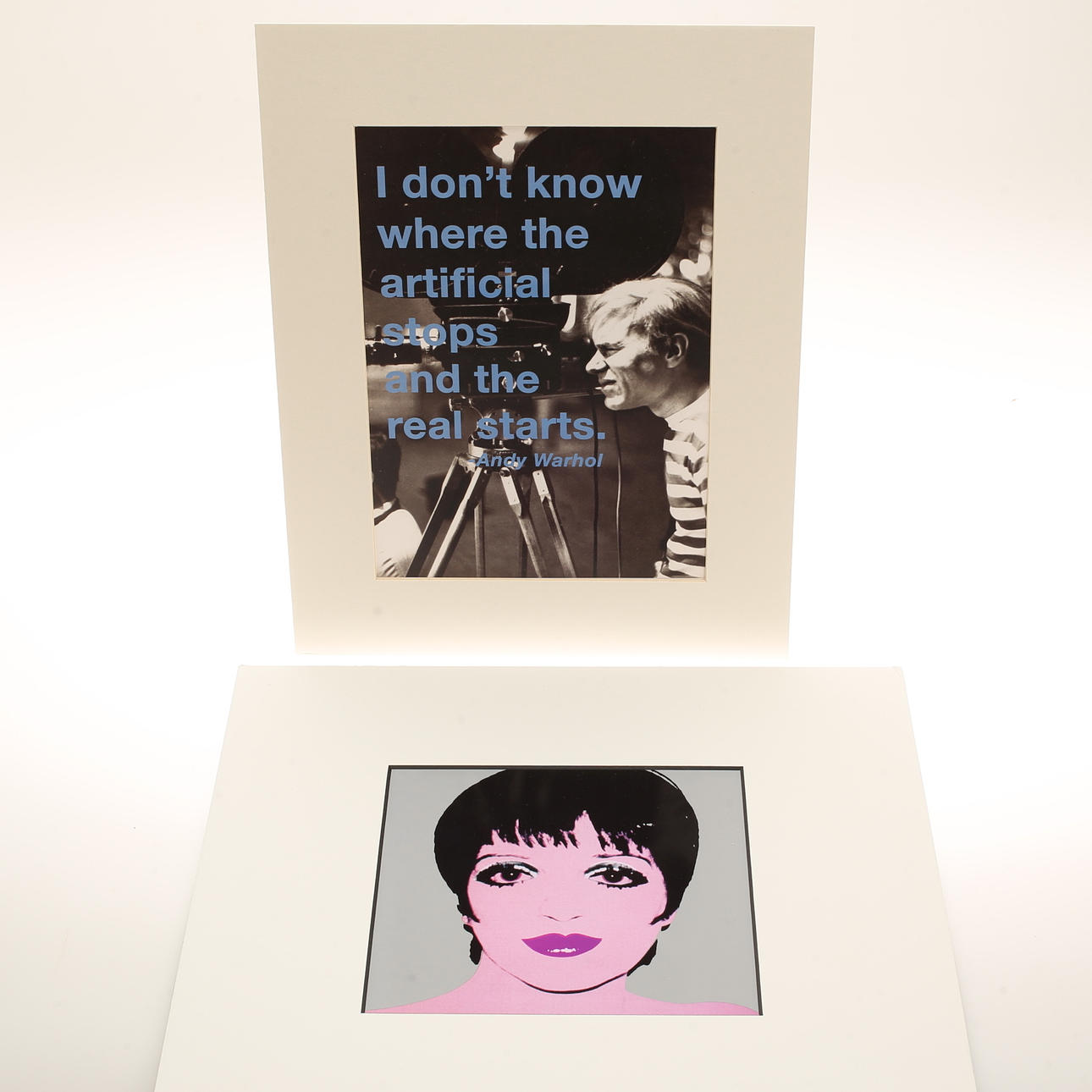 ANDY WARHOL. After, color offset, Liza Minelli. POSTERS.