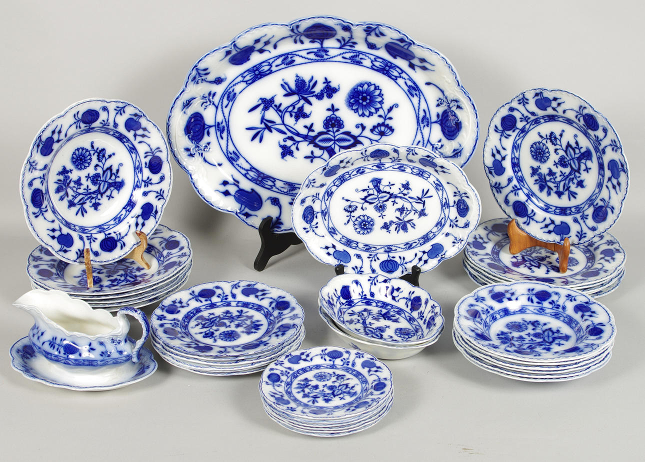 MATSERVIS, flytande blått, "Holland", Johnson Bros.