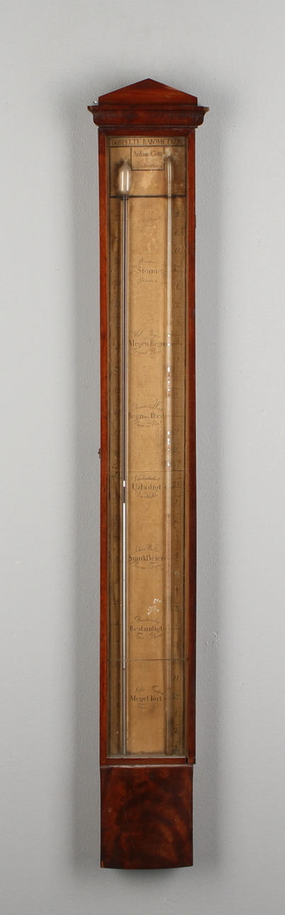BAROMETER, Danmark, 1800-tal.