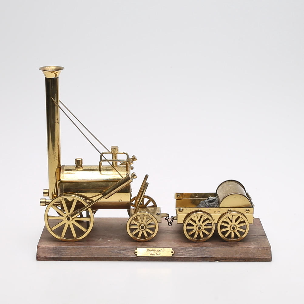 MODELO DE LA LOCOMOTORA "ROCKET", Stevenson.