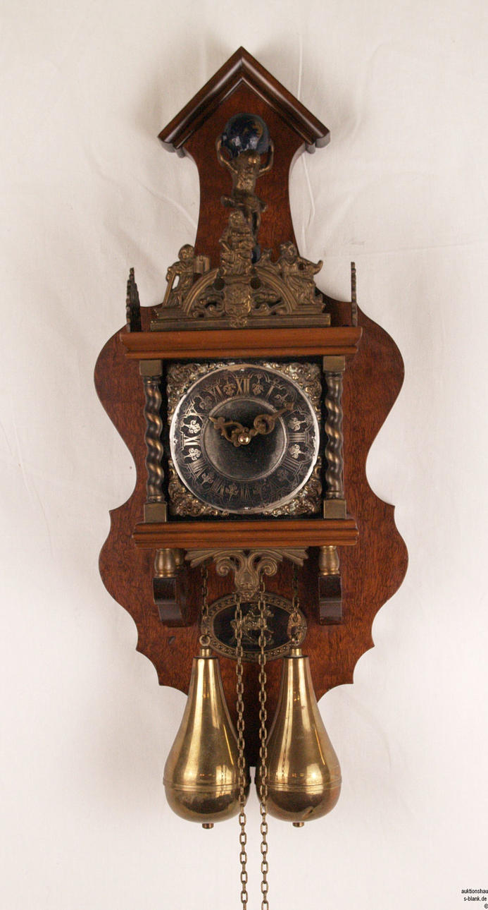 --WALL CLOCK 'ATLAS CLOCK', HOLLAND.