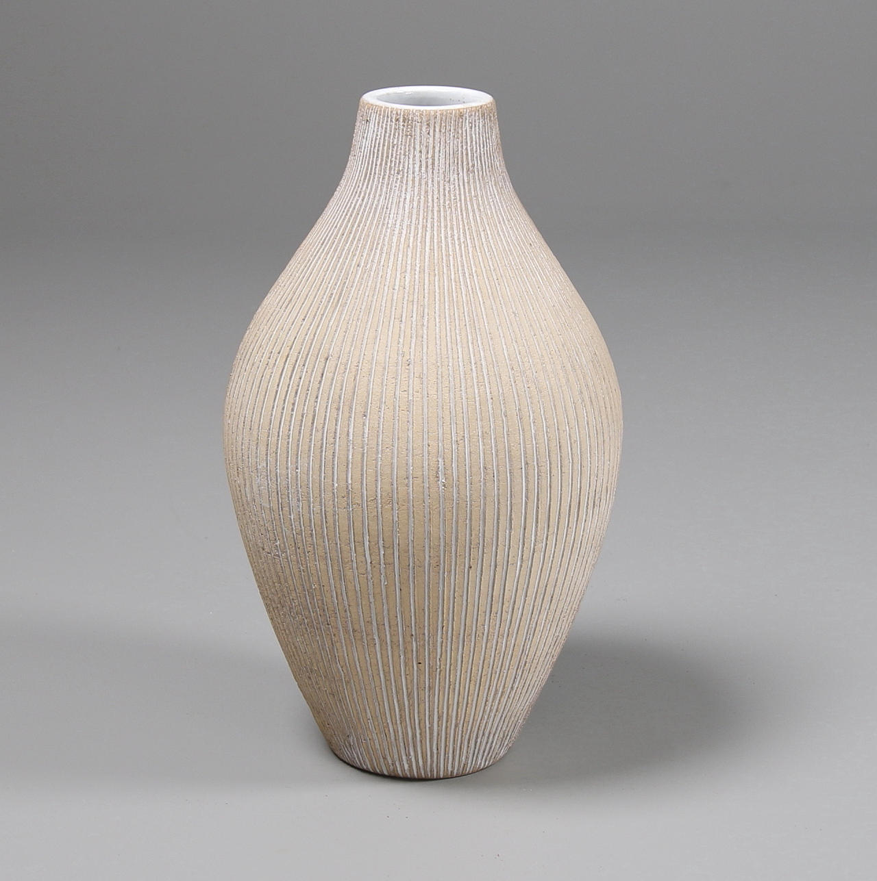 GOLVVAS, Edgar Böckman, stengods, monogramsignerad.