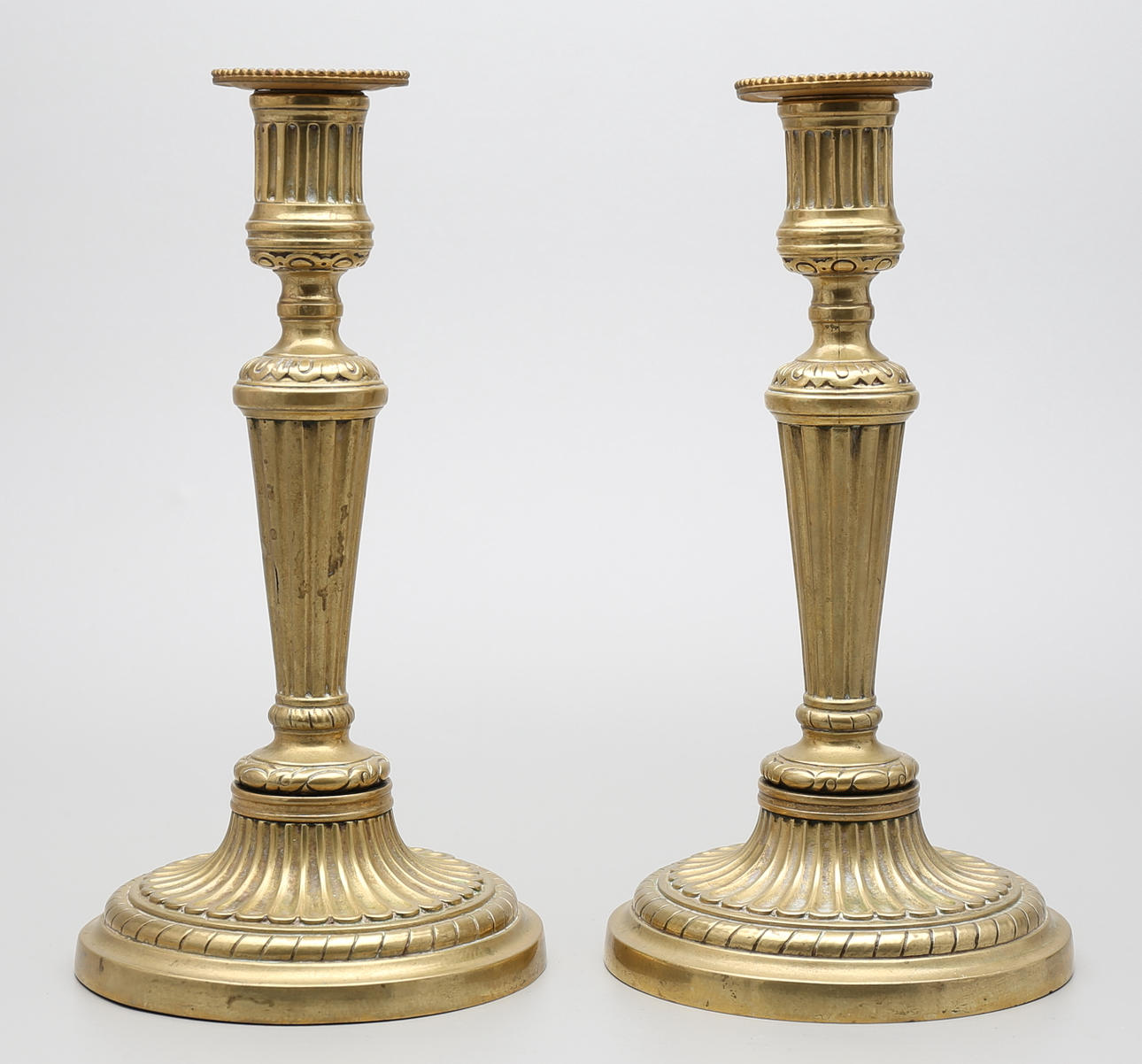 LJUSSTAKAR, ett par, empire, Frankrike, 1800-talets första hälft.