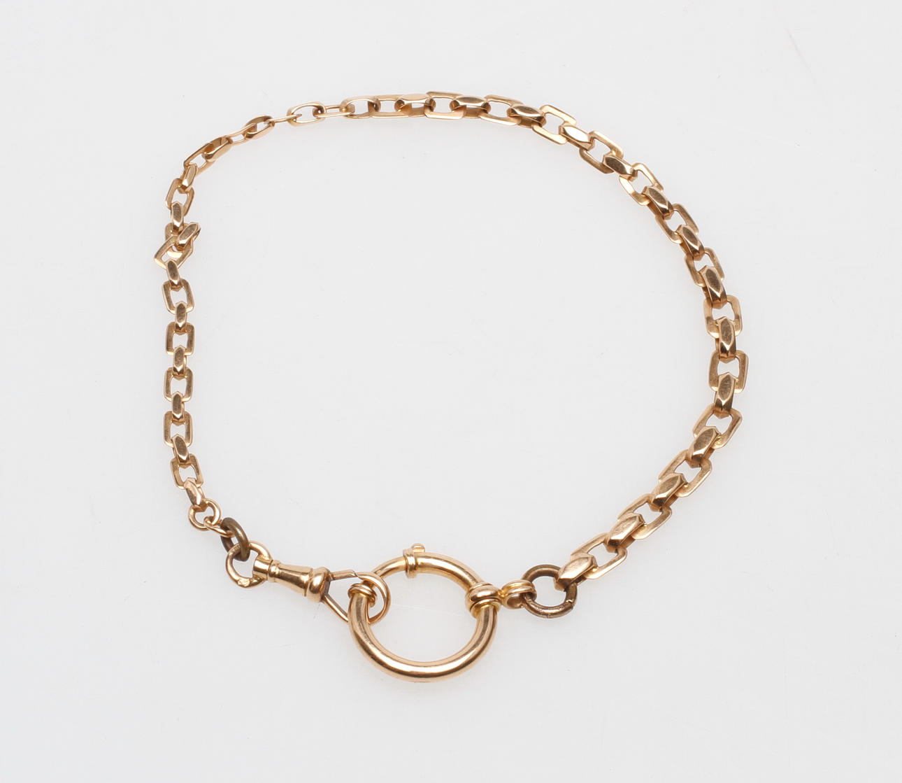 FICKURSKEDJA, 18k guld, vikt ca 14 gr.