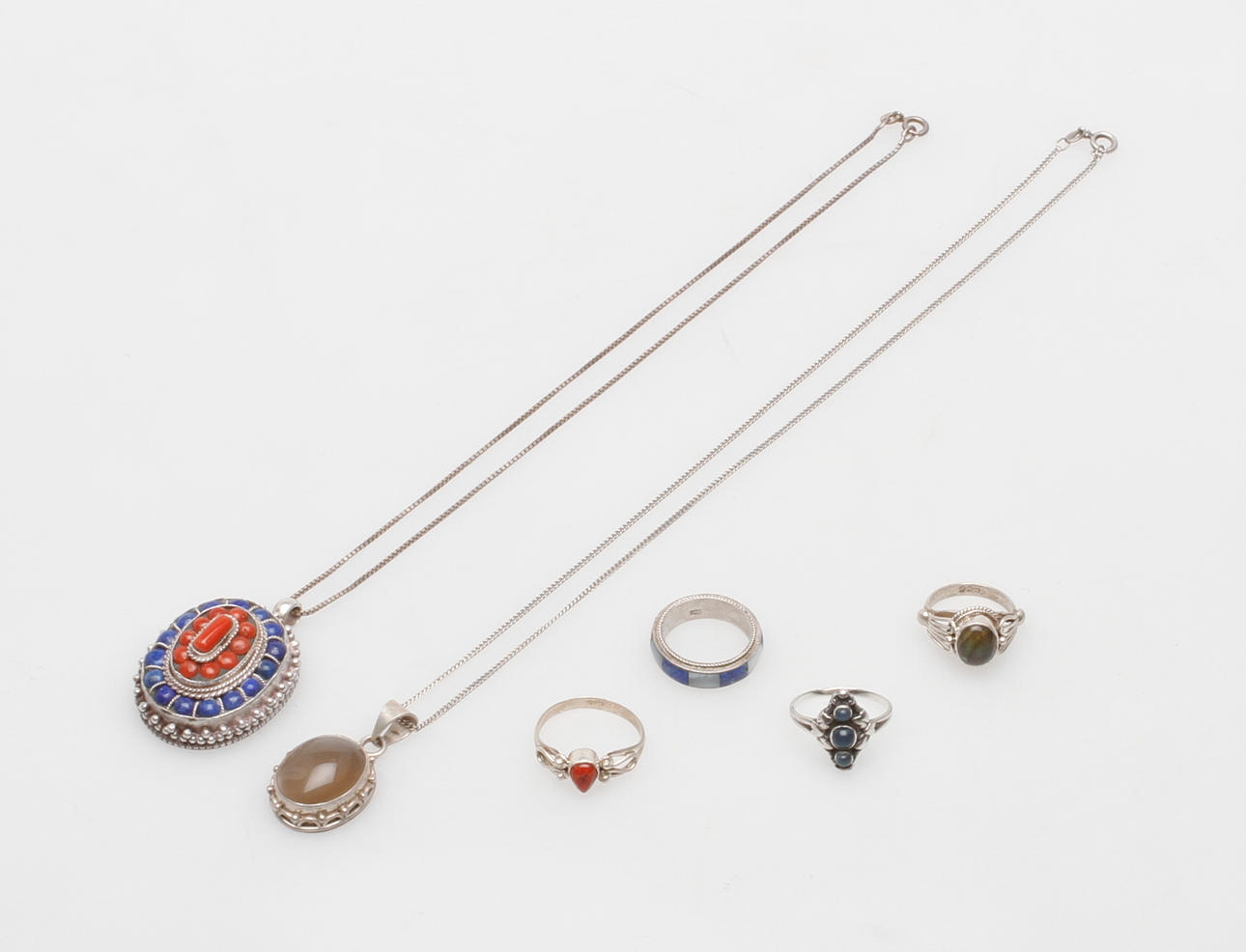 SMYCKEN, 6 delar, silver.