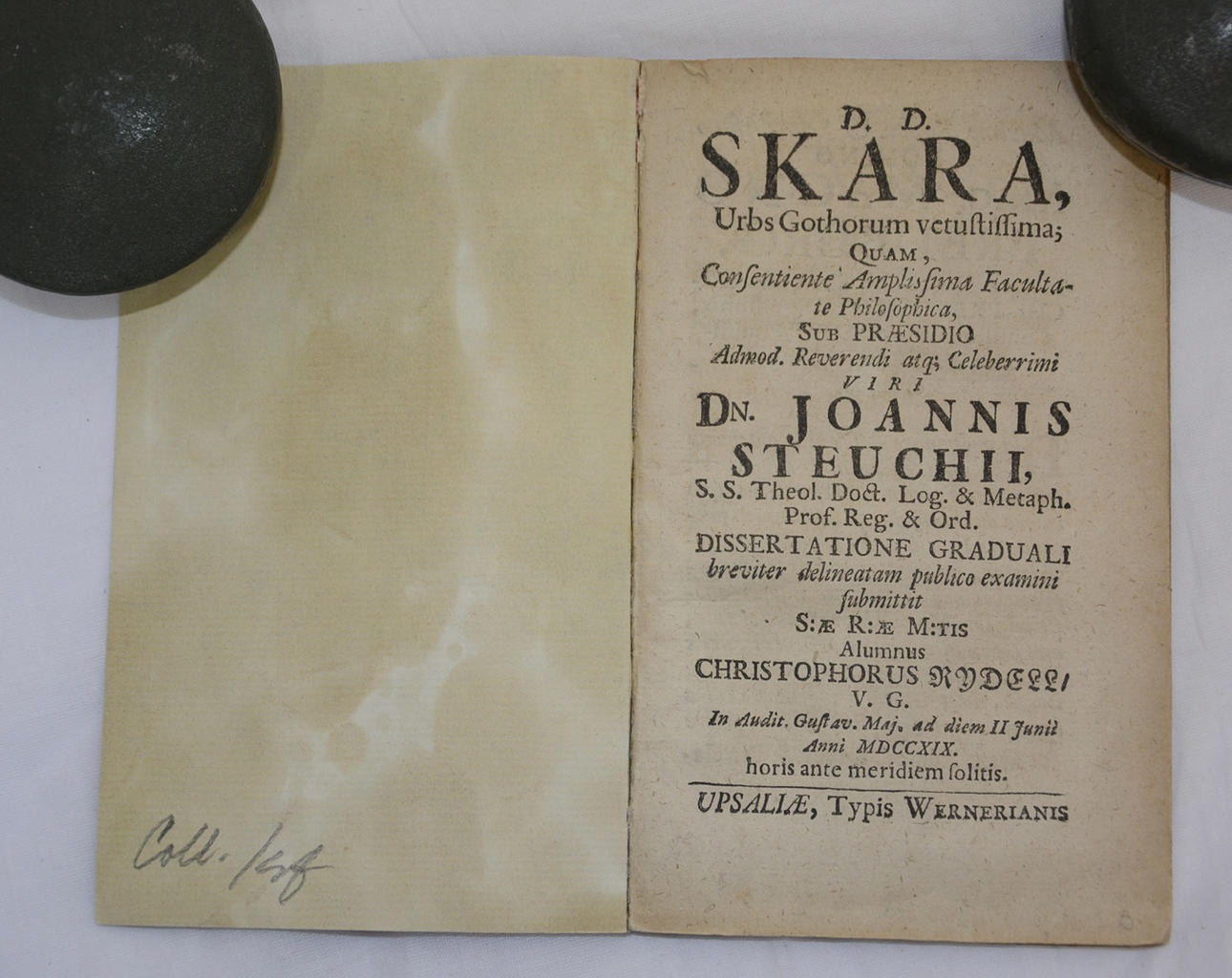 D. D. SKARA, Urbs Gothorum vetustissima.