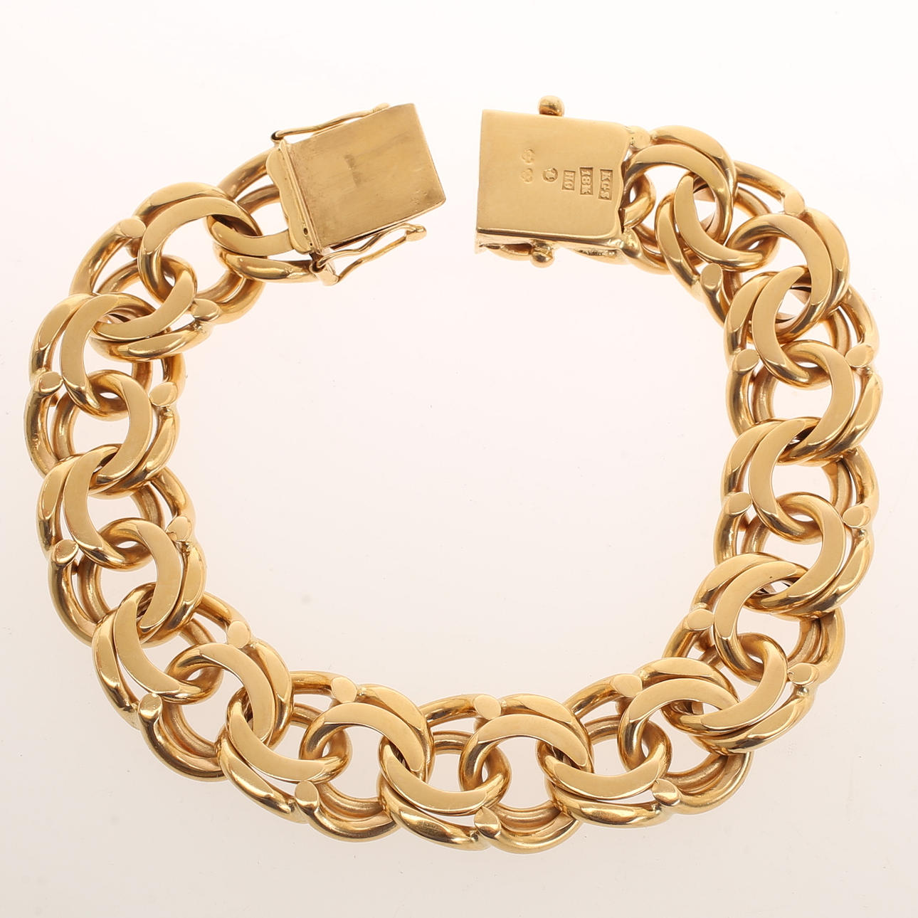 PULSERA, Bismarck, oro 18k.