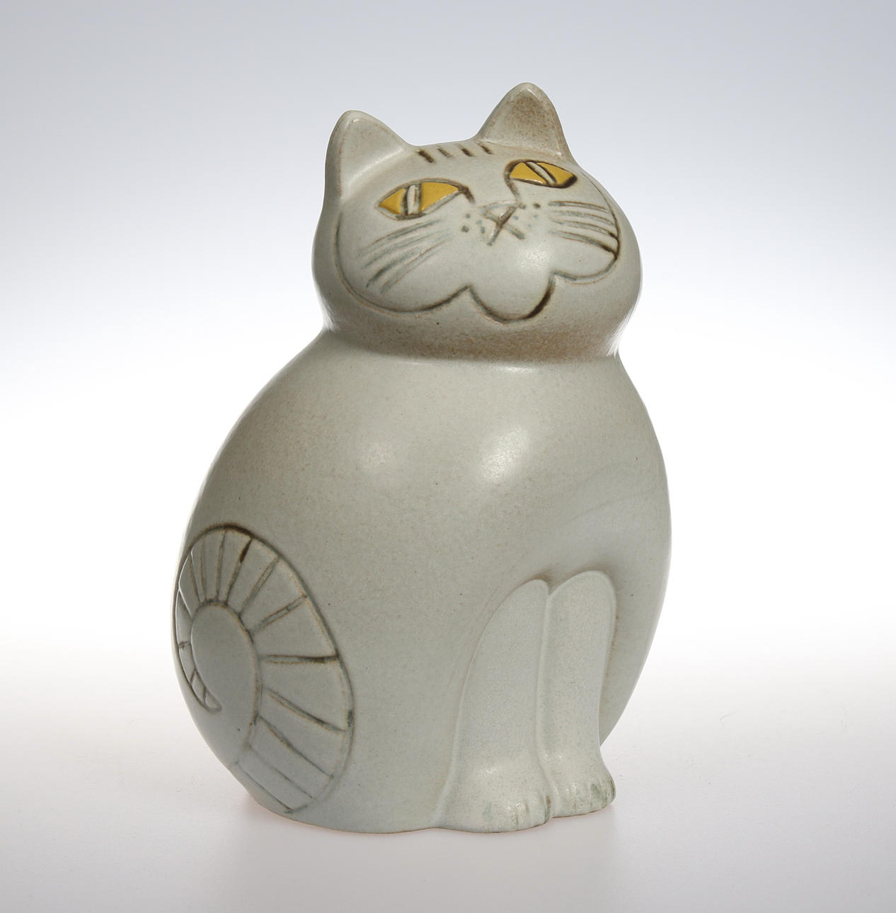 FIGURIN, Katt, "Mia", Lisa Larson, stengods, Gustavsberg.