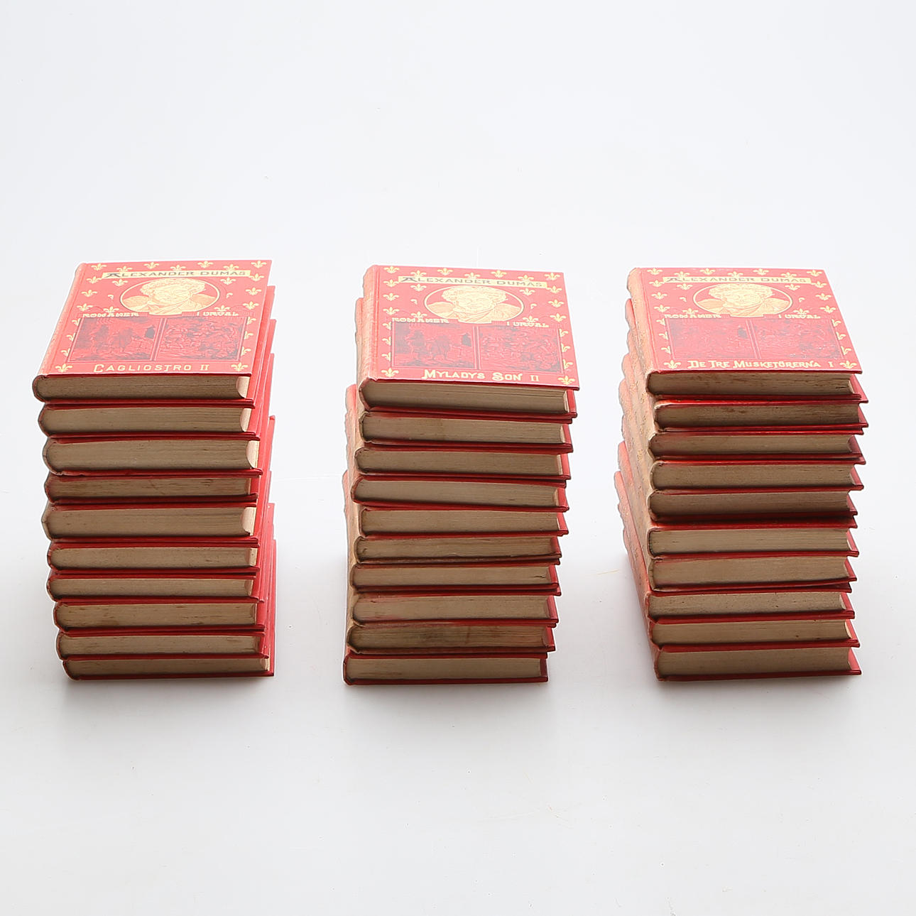 BÖCKER 30 st, Alexander Dumas, 1900-talets början.