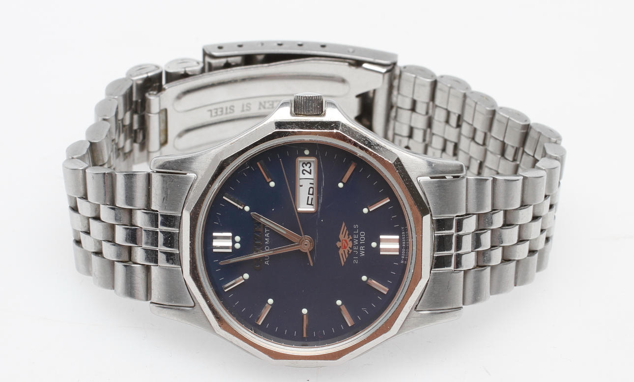 ARMBANDSUR CITIZEN, Automatic, stål.