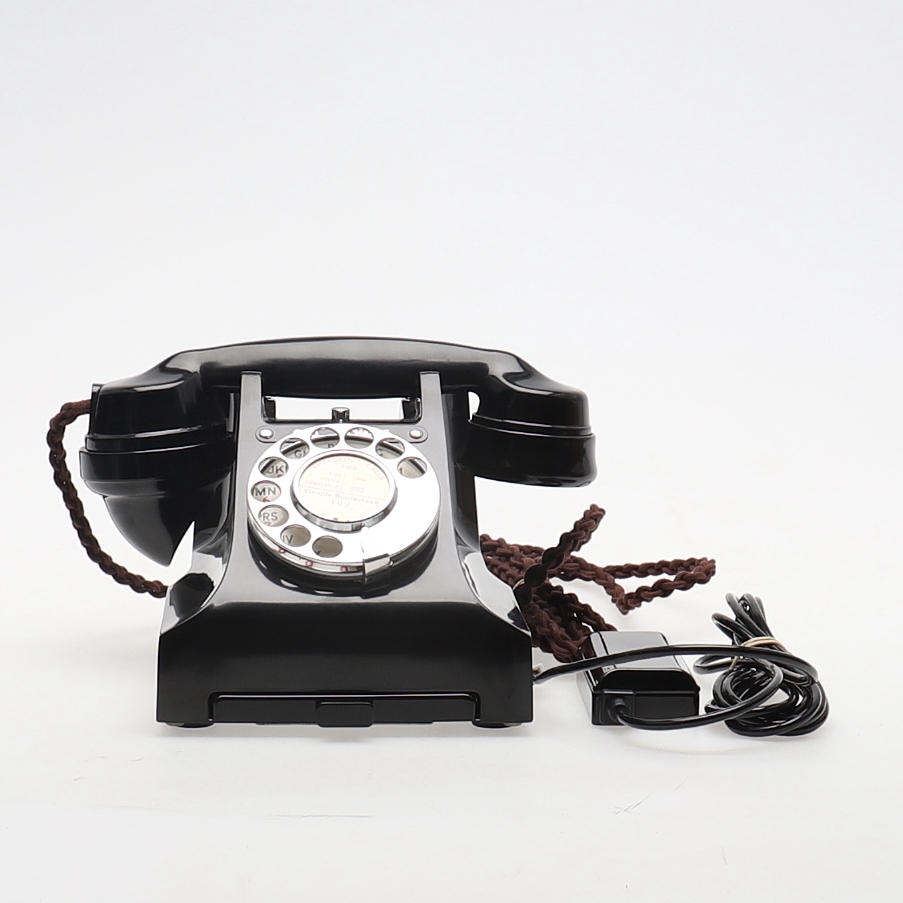 EIN GPO 312 SCHWARZES BAKELIT-TELEFON.