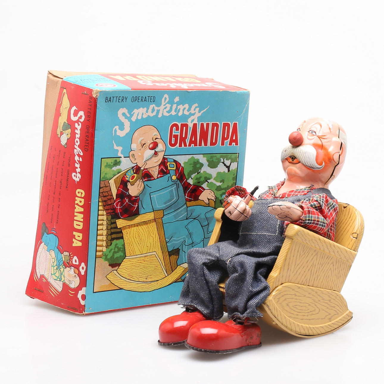TIN TOY, Smoking Grandpa.