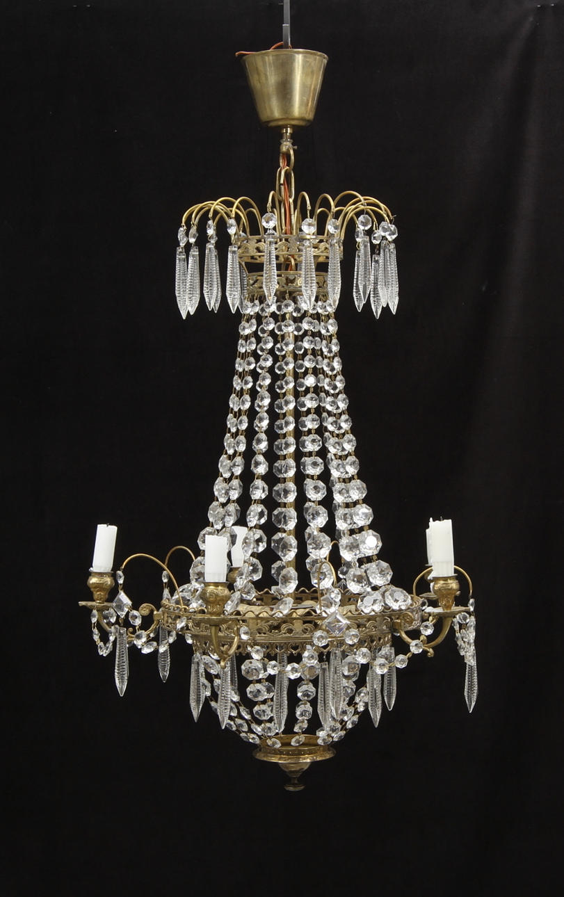 LJUSKRONA med prismor 1900-talets mitt.