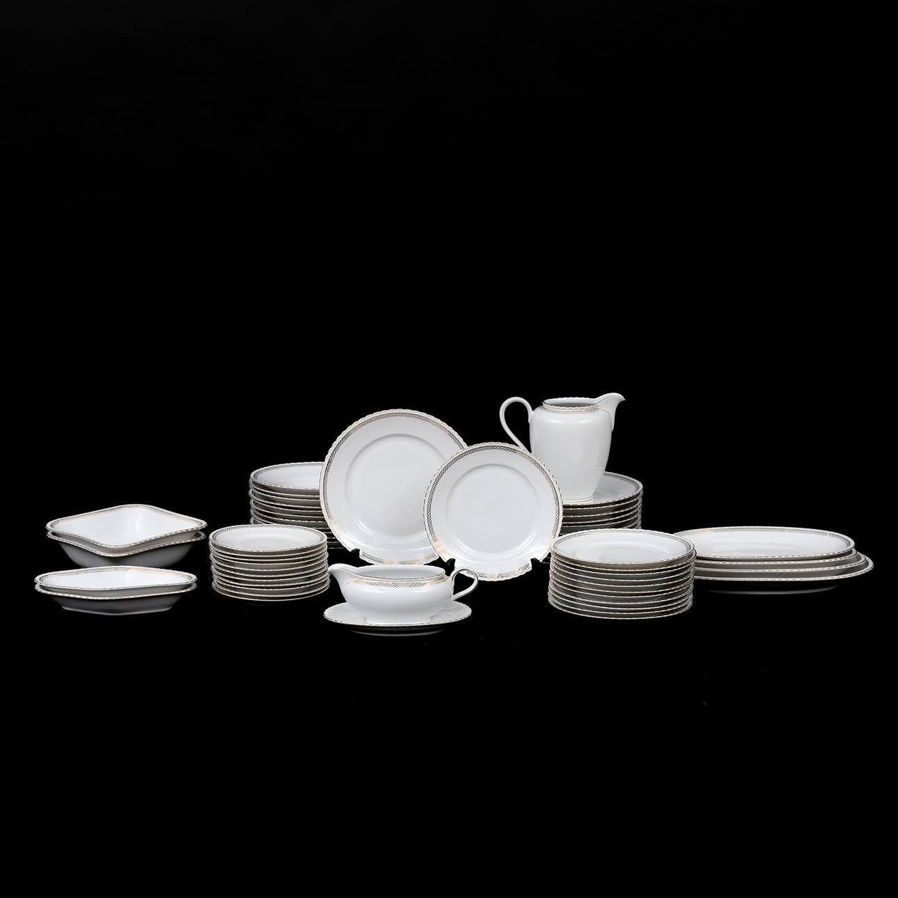 DINING SET, 57 pieces, Winterling, Bavaria.