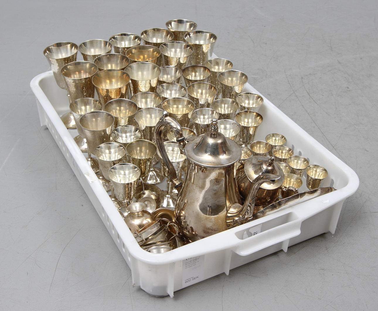 Parti NS-bägere 60 delar,samt serveringsset,1900-talets slut.