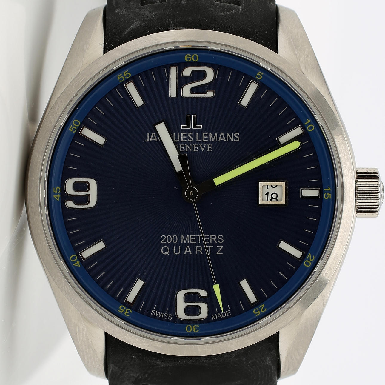 WRIST WATCH, steel, Jacques Lemans.