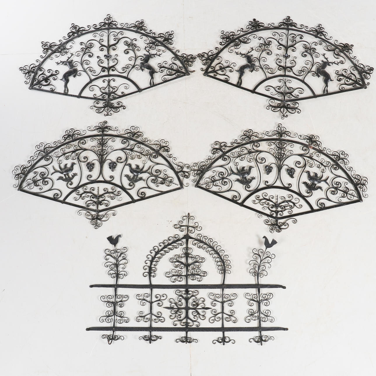 VÄGGDEKORATIONER, smide.