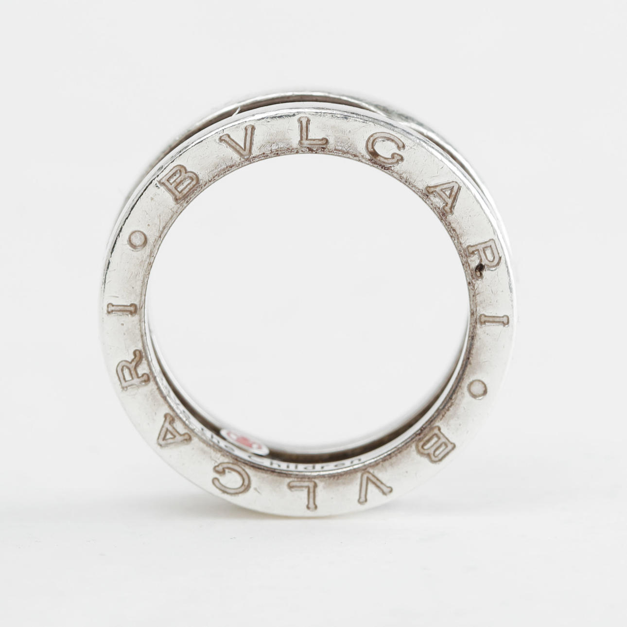 RING, Bvlgari, silver, för Rädda barnen. Vikt 6 gram.