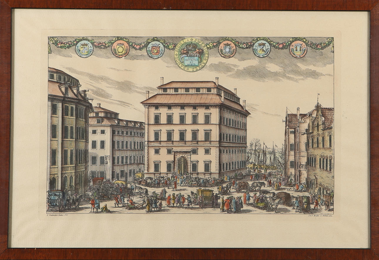 GRAFISKT BLAD, Sveriges Riksbank, omkring 1900.