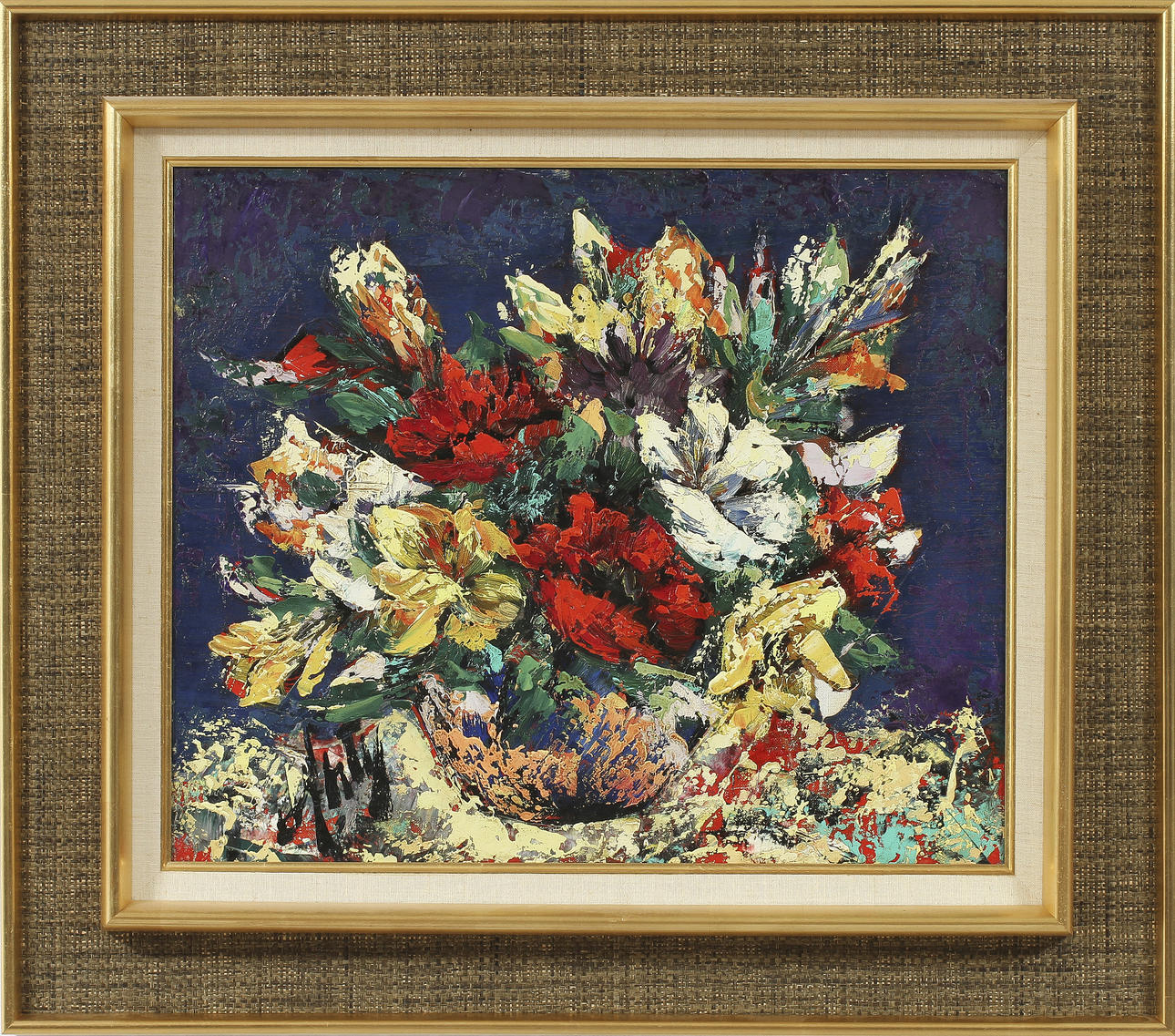 HENRY DÁNTY. Olja på duk. Signerad Danty.