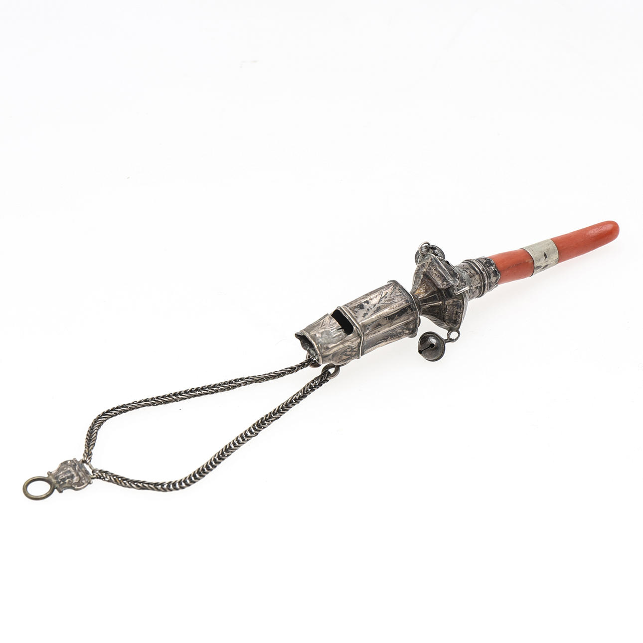 Engelsk skallring-visselpipa, cirka 1750.