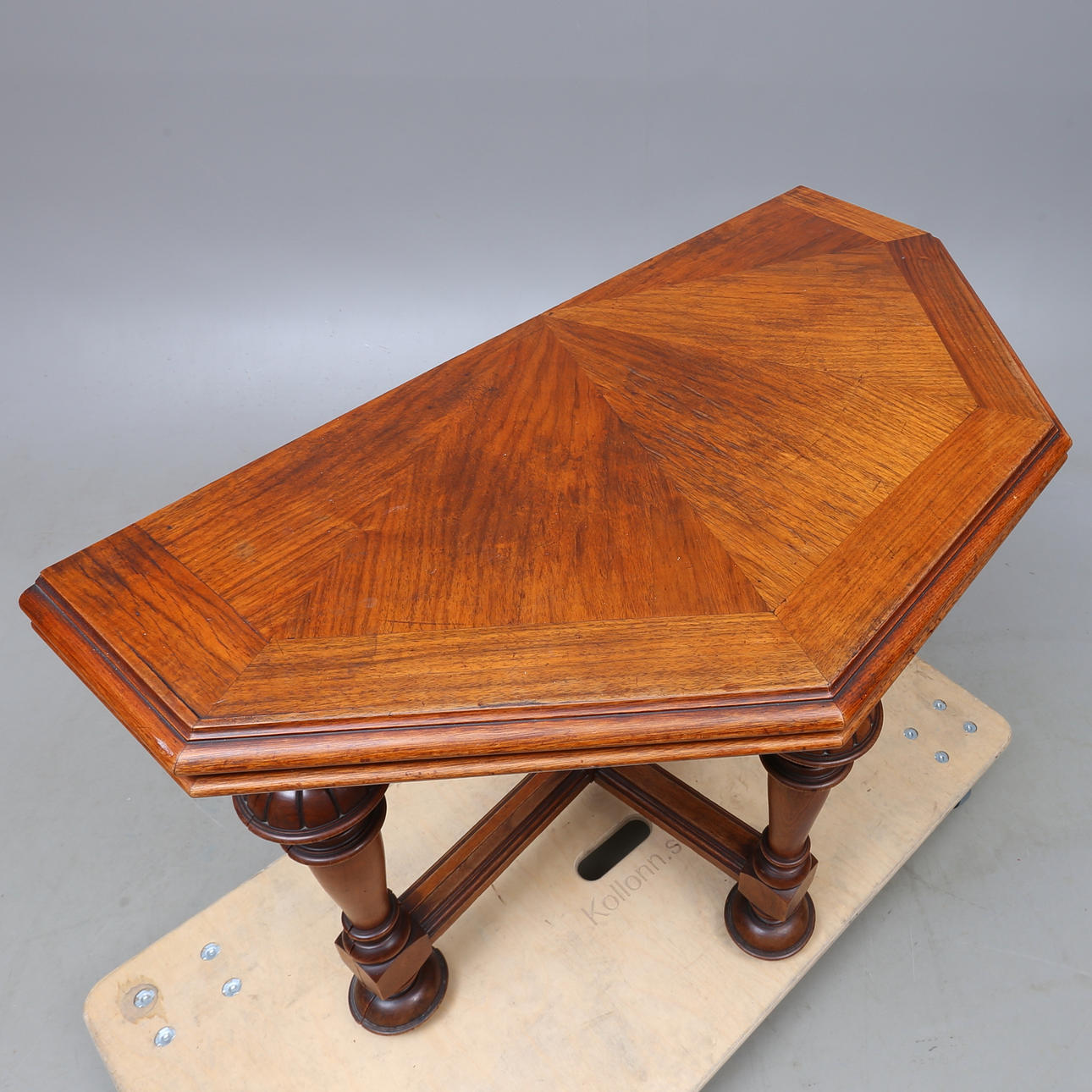 CONSOLE TABLE, with flap, New Renaissance, around the turn of the ...