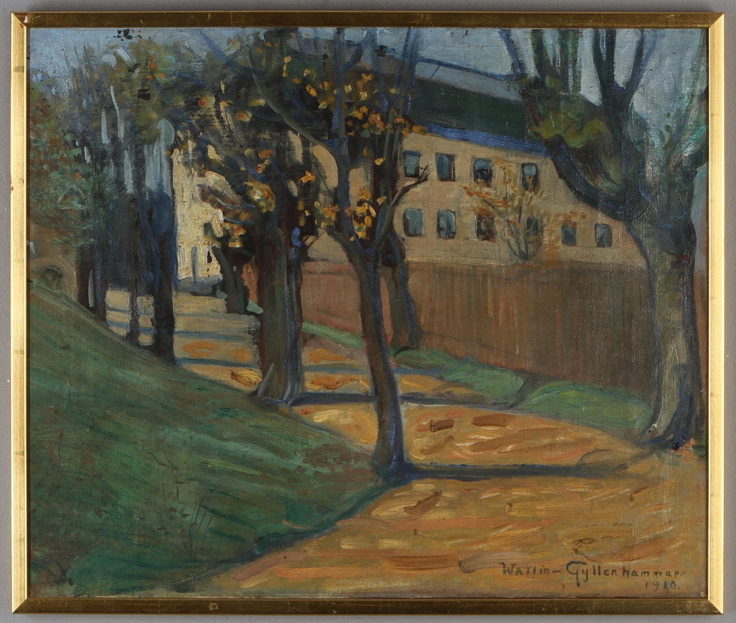 ULRIKA "GULLY" WALLIN GYLLENHAMMAR. Sabbatsbergs ålderdomshem, olja på duk, signerad och daterad 1910.