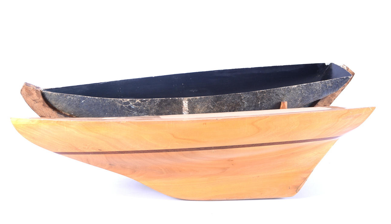 CASCO DE BARCO, madera para modelo de velero.